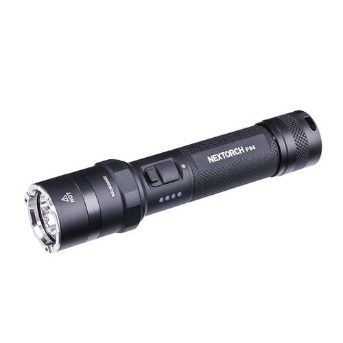 NEXTorch - P84 LED Taktische Taschenlampe mit 4800 mAh Akku - 3000 lm - Schwarz - P84 - LED-Taschenlampen