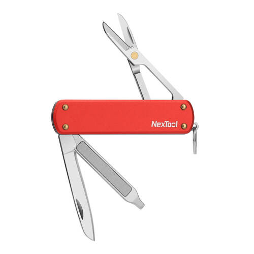 NexTool - Mini-Taschenmesser - 4 Werkzeuge - Rot - NE0142-RED - Taschenmesser & Schweizermesser