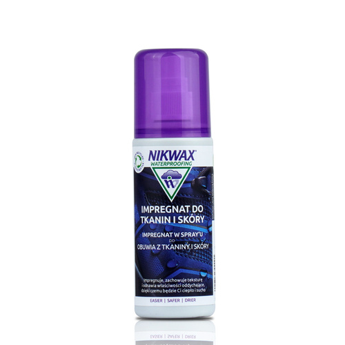 Nikwax - Stoff und Leder Imprägnierung - Spray-On - 125 ml - 792 - Schuhimprägnierung & Pflege