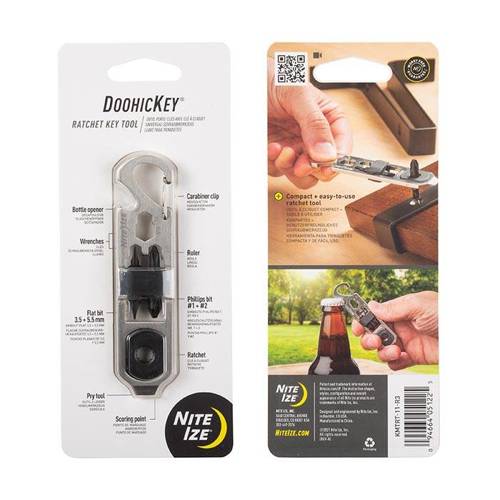 Nite Ize - DoohicKey® Ratchet Key Too - Rostfreier Stahl - KMTRT-11-R3 - Microtools