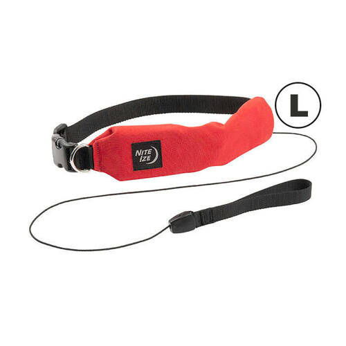 Nite Ize - Halsband mit Leine RadDog™ All-In-One - L - Rot - RRLL-10-R3  - Nite Ize