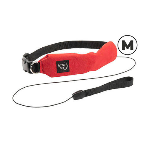 Nite Ize - Halsband mit Leine RadDog™ All-In-One - M - Rot - RRLM-10-R3  - Nite Ize