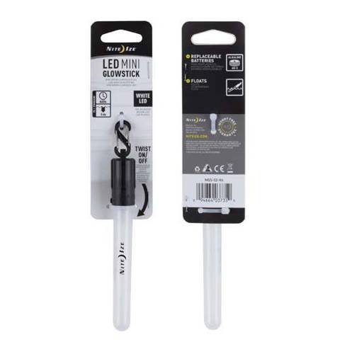 Nite Ize - LED-Mini-Leuchtstab - Weiß - MGS-02-R6 - Leuchtstäben