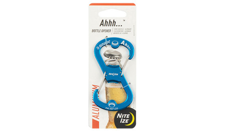 Nite Ize - S-Biner Aluminum Ahhh Bottle Opener - Blue - SBOA-03-R6 - Verschiedenes Zubehör