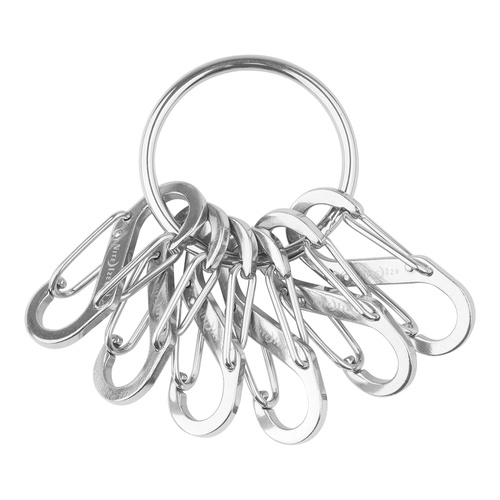 Nite Ize - S-Biner KeyRing Stahl - Edelstahl - KRGS-11-R3 - Schlüsselanhänger