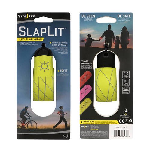 Nite Ize - SlapLit LED Slap Wrap - Ver.2 - Neongelb - SLP2-33-R3 - Taschenlampen