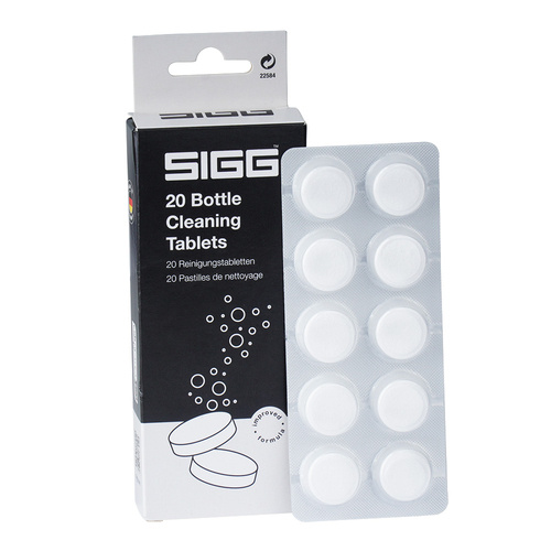 SIGG - Bottle Clean Tabletten zur Reinigung von Flaschen, Thermoskannen und Bechern - 20 Stück - 6044.40 - Besteck & Geschirr