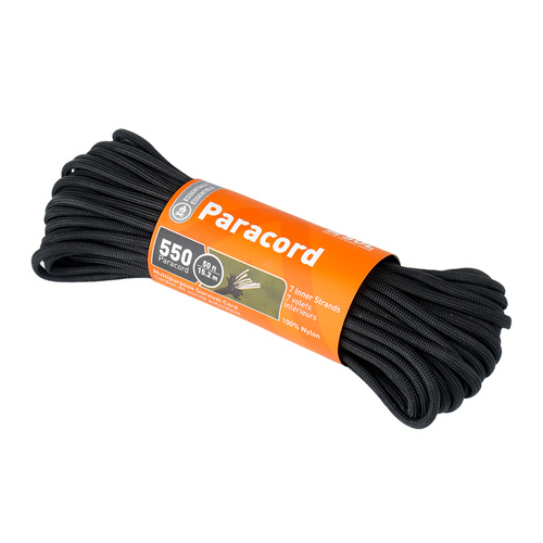 SOL - 550 Paracord - 15,2 m - Schwarz - 0140-1738 - Paracord