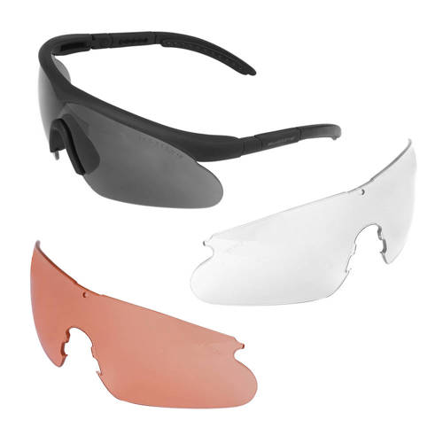 Swiss Eye - Raptor Schießsicherheitsbrillen-Set mit Gläsern - 10161 - Sonnenbrille