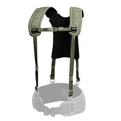 Templars Gear - H-Harness 4-Punkt Taktische Hosenträger - MOLLE - Ranger Green - TG-H-HAR-4-RG  - MOLLE Gürtel & Tragegestelle