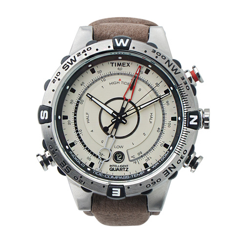 Timex - Adventure Tide Temp Compass Herrenuhr - Silber - T2N721 - Uhren