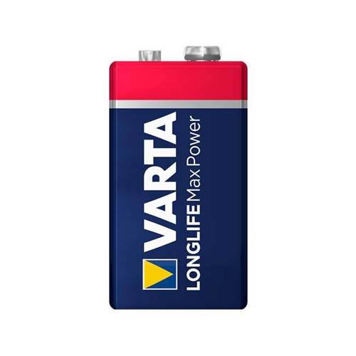 VARTA - Alkaline-Batterie Longlife Max Power - 9V / 6LR61 - Batterien