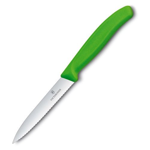 Victorinox - Küchenmesser Swiss Classic - Gezahnt - Grün - 6.7736.L4 - Messer