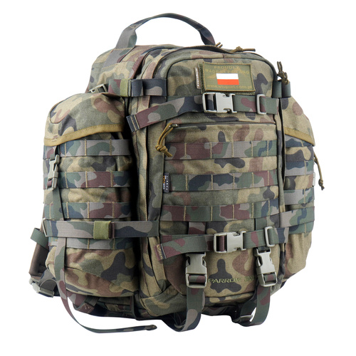 WISPORT - Sparrow 30 II Rucksack mit zwei Seitentaschen - 30 + 10 l - Wz. 93 - Militärrucksäcke