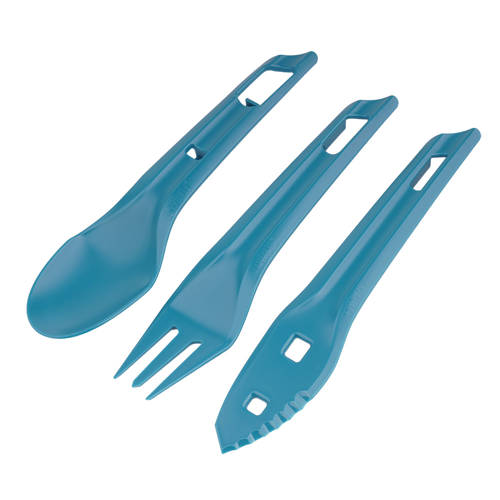 Wildo - The OCYs™ Reisebesteck-Set - Gabel / Messer / Löffel - Blau - 3203  - Touristenbesteck