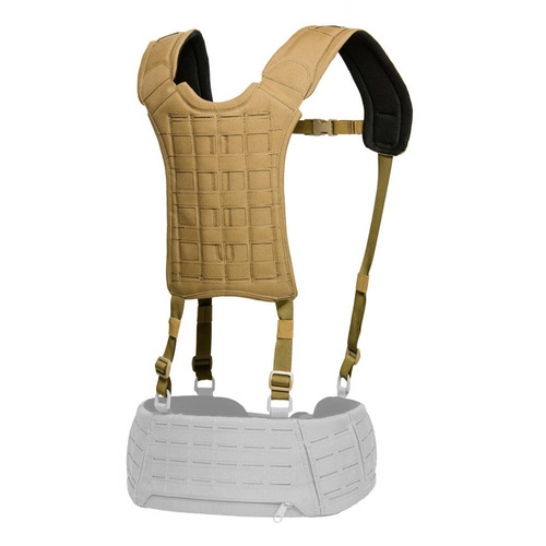 MOLLE Gürtel & Tragegestelle - Templars Gear - H-Harness 4-Punkt Taktische Hosenträger - MOLLE - Coyote Brown - TG-H-HAR-4-CB