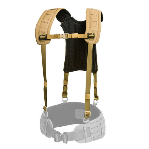 Templars Gear - H-Harness 4-Punkt Taktische Hosenträger - MOLLE - Coyote Brown - TG-H-HAR-4-CB - MOLLE Gürtel & Tragegestelle