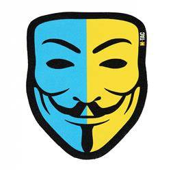 M-Tac - Moralabzeichen - Anonym - Schwarz/Gelb/Blau - 51313002.