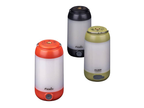 Fenix - CL26R LED-Campinglampe mit Akku 18650 2600 mAh - 400 lm - Schwarz - LED-Taschenlampen