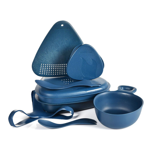 Light My Fire - Outdoor MealKit™ Kochgeschirr-Set - 8 Teile - HazyBlue - 2418410910 - Touristische Kochgeschirrsets