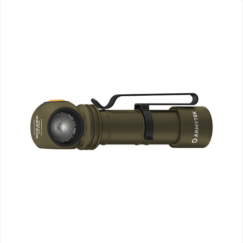Armytek - Stirnlampe Wizard C2 Pro - Magnetisches Ladegerät - 2500 lm - 18650 - Olive - F08701CO - LED-Taschenlampen - Outdoor