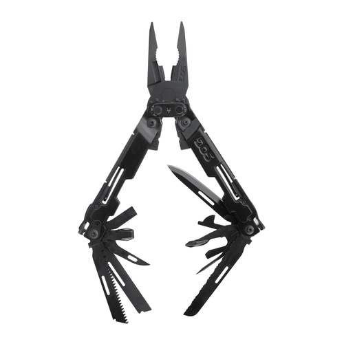 Multitool SOG - SOG - Multitool PowerAccess PA2002-CP - Edelstahl - 21 Werkzeuge + Bit-Set - Schwarz - PA2002-CP