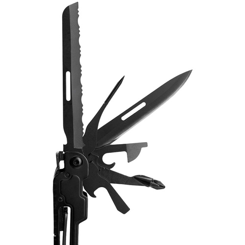 Multitool SOG - SOG - Multitool PowerAccess PA2002-CP - Edelstahl - 21 Werkzeuge + Bit-Set - Schwarz - PA2002-CP