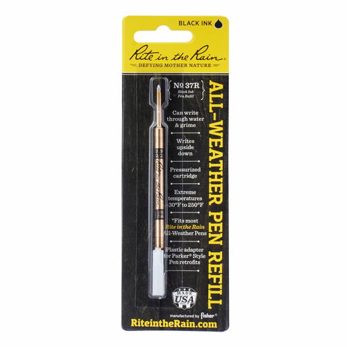 Rite in the Rain - All Weather Pen Refill - Schwarz - 37R - Kugelschreiber & Bleistifte