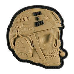 M-Tac - Patch War is Hell 3D PVC - Moral Patch - Coyote - 51328005