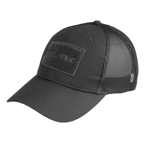 Mil-Tec - Trucker Baseballmütze Trucker Baseball Cap - Schwarz - 12318502 - Caps & Feldmützen