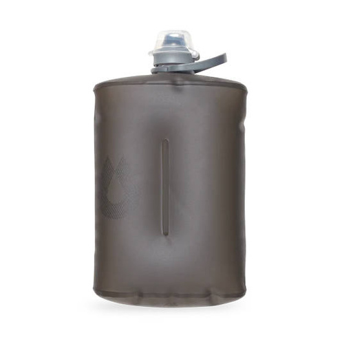 HydraPak - Wasserbeutel Stow Flexible Bottle - 1L - 28 mm Gewinde - Mammoth Grey - GS330M - Wasserbehälter & Feldflaschen