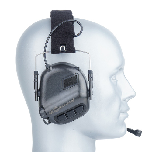 Earmor - Aktiver Gehörschutz M32X-MOD4 - Schwarz - M32X-BK - Aktive Kopfhörer - Gehörschutz