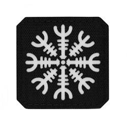 M-Tac - Helm of Terror Patch - 500D Cordura - Fluorescent - Laser Cut - Schwarz/GID - 51220299