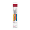 Victorinox - Messerset Swiss Classic - 2 gezahnt 1 glatt - Multicolor - 6.7116.32