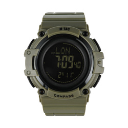 M-Tac - Taktische Uhr mit Kompass 2233 - Ranger Green - 50010001