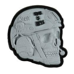 M-Tac - Patch War is Hell 3D PVC - Moral Patch - Grau - 51328011