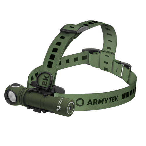 Armytek - Stirnlampe Wizard C2 Pro - Magnetisches Ladegerät - 2500 lm - 18650 - Olive - F08701CO - LED-Taschenlampen