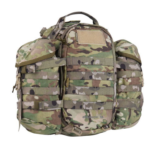 WISPORT - Sparrow 16 Rucksack mit zwei Seitentaschen - 16 + 10 l - Multicam - Militärrucksäcke