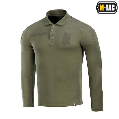 M-Tac - Taktisches Poloshirt mit langen Ärmeln - Army Olive - 80021062 - Poloshirts