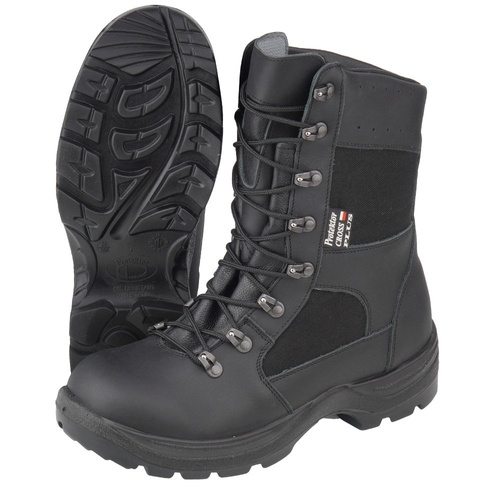 Protektor - CROSS PLUS Militärstiefel - TE-POR Membrane - Schwarz - 100-040 - Militärstiefel