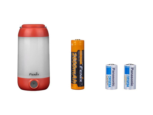 Outdoor - Fenix - CL26R LED-Campinglampe mit Akku 18650 2600 mAh - 400 lm - Schwarz - LED-Taschenlampen