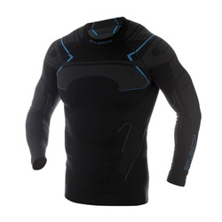 Brubeck - Thermo Sweatshirt - Nilit® Heat - Schwarz-Blau - LS13040A