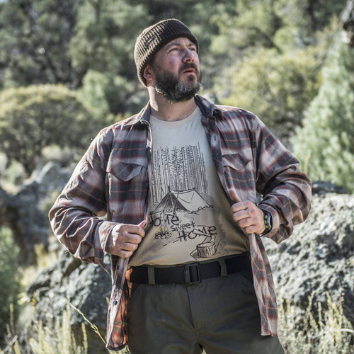 T-Shirts - Helikon - T-Shirt Home Sweet Home - Baumwolle - Taiga Green - TS-HSH-CO-09