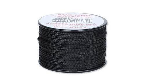 Atwood Rope MFG - Nano Cord - 0,75 mm - Schwarz - Spule 300ft - Paracord