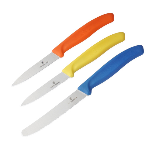 Victorinox - Messerset Swiss Classic - 2 gezahnt 1 glatt - Multicolor - 6.7116.32 - Messer