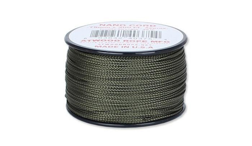 Atwood Rope MFG - Nano Cord - 0,75 mm - Olive Drab - Spule 300ft - Paracord