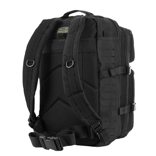 M-Tac - Militärischer Rucksack Large Assault Pack Laser Cut - Schwarz - 10335002 - Touren, Patrouille (26-40 Liter) - Outdoor