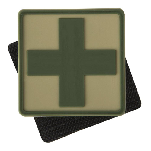 Helikon - Streifen Medic Cross Patch - Khaki - OD-MED-RB-13 - Blutgruppe & Medic