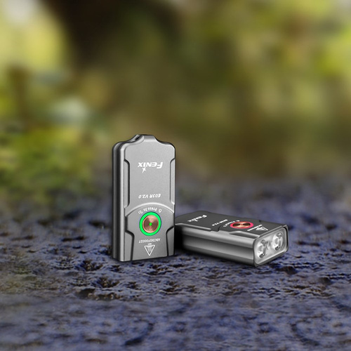 Fenix - E03R V2.0 LED-Taschenlampe mit 400-mAh-Akku – 500 lm – Grau – E03R V2.0 Grau - LED-Taschenlampen - Outdoor