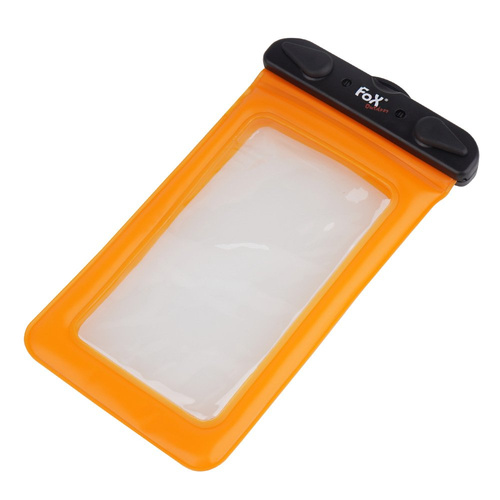 FOX Outdoor - Wasserdichte Smartphone-Tasche - Orange - 30532K - Schutz gegen Wasser